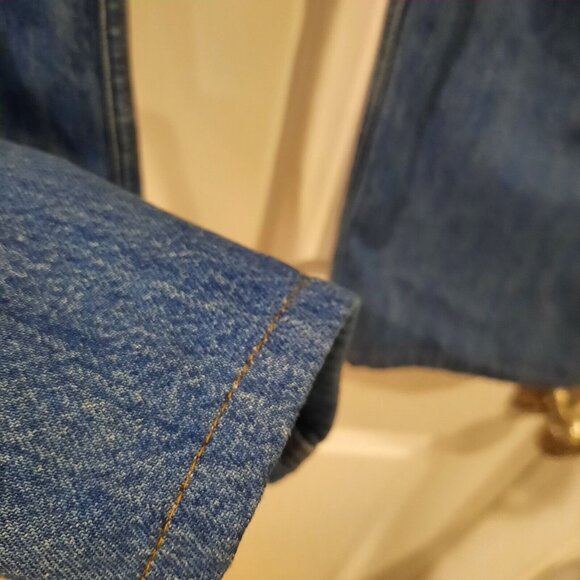 Levis Jeans Womens 32x27 Low Pro Straight Baggy Slouchy Skater Grunge 90s Hemmed - Picture 8 of 15